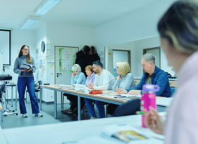 Deutschkurs mit Dozentin um Unterricht