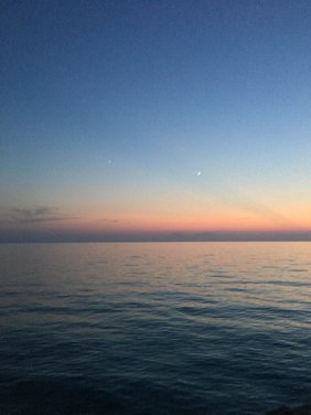 Sonnenuntergang am Meer