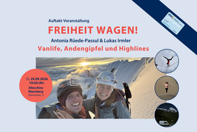 Multivisionsshow mit Antonia Rüede-Passul & Lukas Irmler: Vanlife, Andengipfel und Highlines