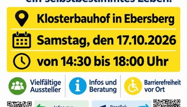 Plakat der Messe "Landkreis inklusiv" im Landkreis Ebersberg