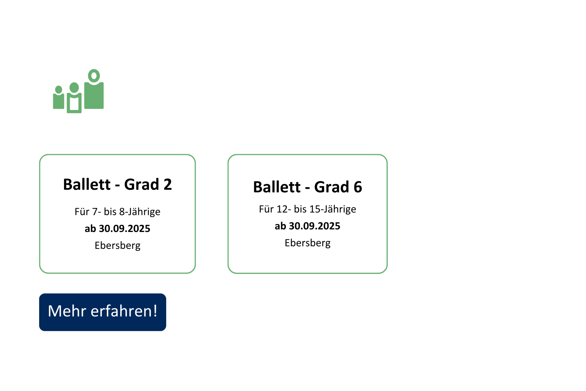vhs demnächst Slider mit Kursen aus dem Fachbereich junge vhs