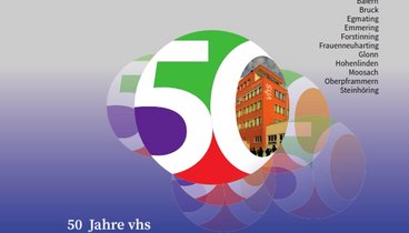Cover der Festschrift 50 Jahre vhs