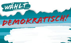Banner "Wählt Demokratisch" | ©KJR Ebersberg